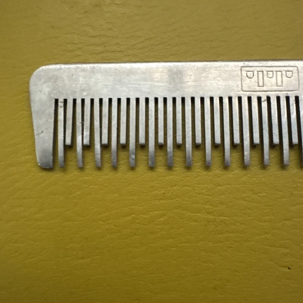 Vintage Metal Rat Tail Hair Styling Comb 8